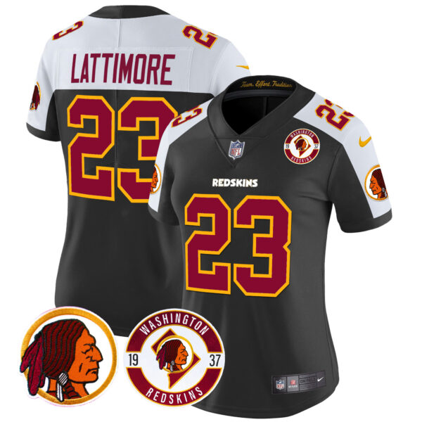 Women's Washington Redskins 2024 Vapor Limited Jersey - Est. 1937 Patch - All Stitched - Image 17