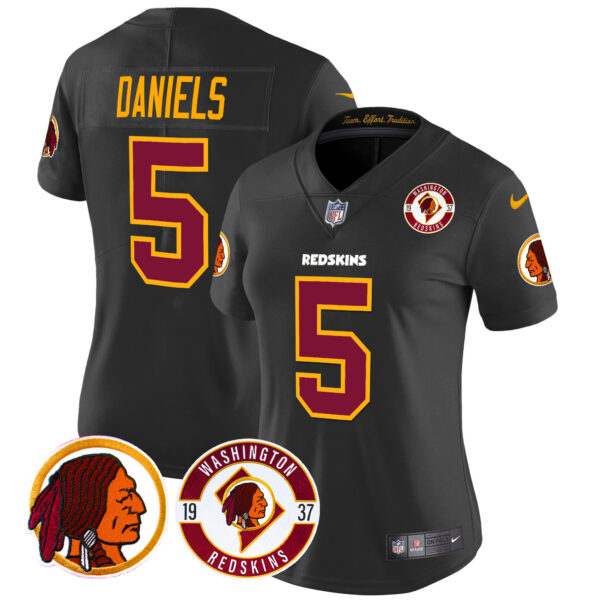 Women's Washington Redskins 2024 Vapor Limited Jersey - Est. 1937 Patch - All Stitched - Image 19