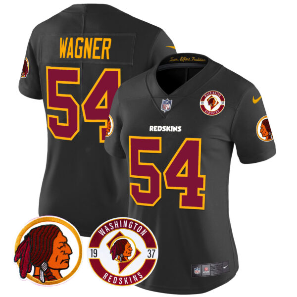 Women's Washington Redskins 2024 Vapor Limited Jersey - Est. 1937 Patch - All Stitched - Image 22