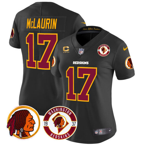 Women's Washington Redskins 2024 Vapor Limited Jersey - Est. 1937 Patch - All Stitched - Image 23
