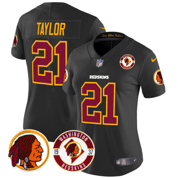 Women's Washington Redskins 2024 Vapor Limited Jersey - Est. 1937 Patch - All Stitched - Image 24