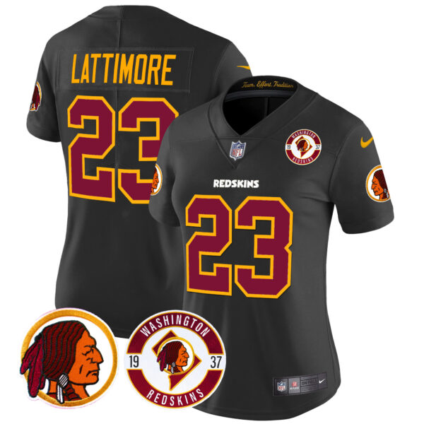 Women's Washington Redskins 2024 Vapor Limited Jersey - Est. 1937 Patch - All Stitched - Image 26
