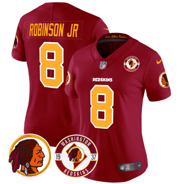 Women's Washington Redskins 2024 Vapor Limited Jersey - Est. 1937 Patch - All Stitched - Image 29