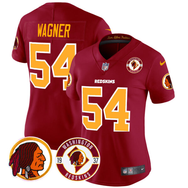 Women's Washington Redskins 2024 Vapor Limited Jersey - Est. 1937 Patch - All Stitched - Image 31