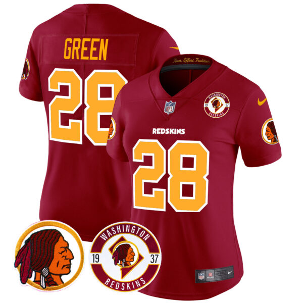 Women's Washington Redskins 2024 Vapor Limited Jersey - Est. 1937 Patch - All Stitched - Image 34