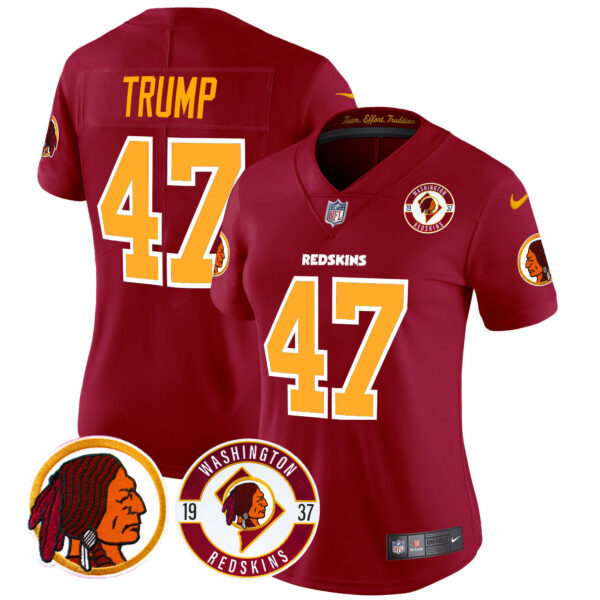 Women's Washington Redskins 2024 Vapor Limited Jersey - Est. 1937 Patch - All Stitched - Image 36