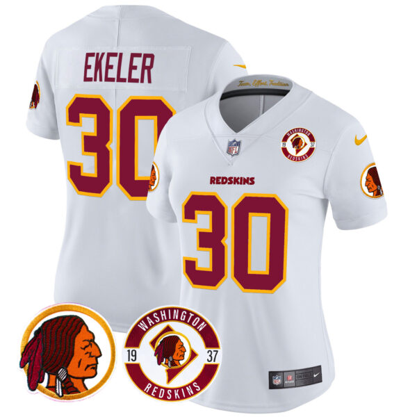 Women's Washington Redskins 2024 Vapor Limited Jersey - Est. 1937 Patch - All Stitched - Image 39