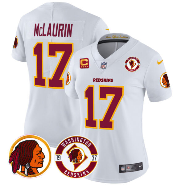 Women's Washington Redskins 2024 Vapor Limited Jersey - Est. 1937 Patch - All Stitched - Image 41