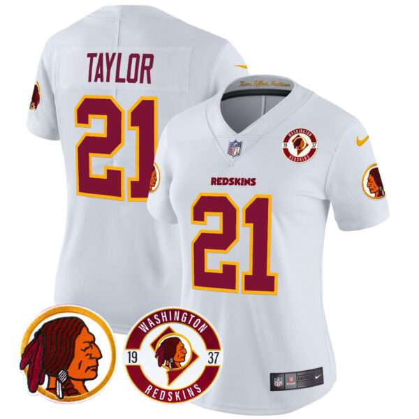 Women's Washington Redskins 2024 Vapor Limited Jersey - Est. 1937 Patch - All Stitched - Image 42