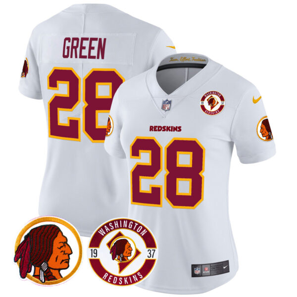 Women's Washington Redskins 2024 Vapor Limited Jersey - Est. 1937 Patch - All Stitched - Image 43