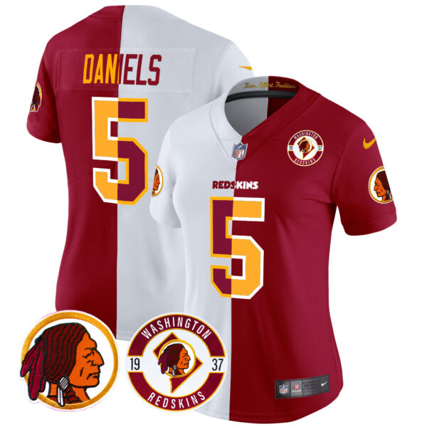 Women's Washington Redskins 2024 Vapor Limited Jersey - Est. 1937 Patch - All Stitched - Image 46