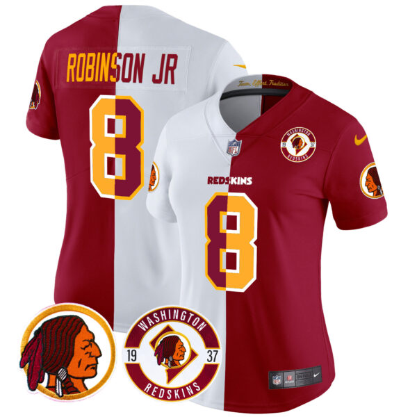 Women's Washington Redskins 2024 Vapor Limited Jersey - Est. 1937 Patch - All Stitched - Image 47