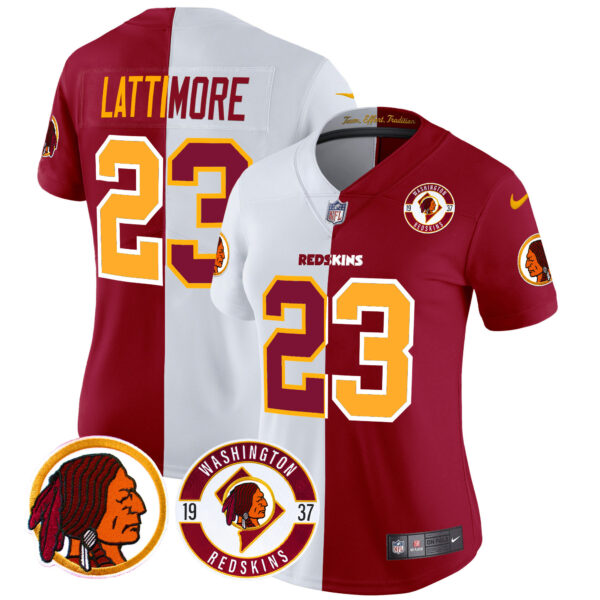 Women's Washington Redskins 2024 Vapor Limited Jersey - Est. 1937 Patch - All Stitched - Image 53