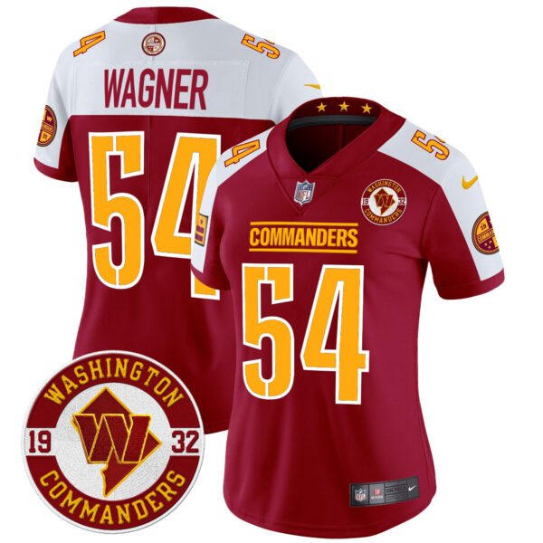Women's Washington Commanders 2024 Vapor Limited Jersey - Est. 1932 Patch - All Stitched - Image 4