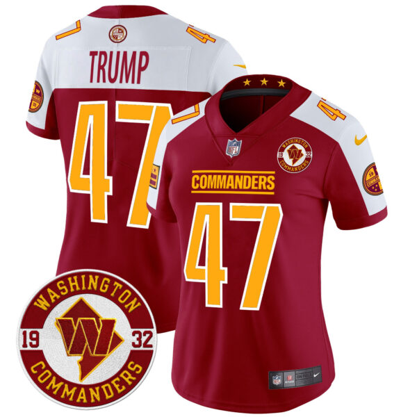 Women's Washington Commanders 2024 Vapor Limited Jersey - Est. 1932 Patch - All Stitched - Image 9