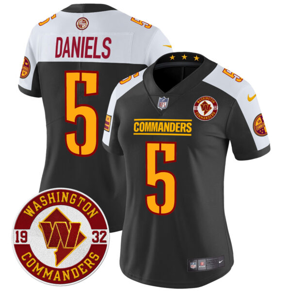 Women's Washington Commanders 2024 Vapor Limited Jersey - Est. 1932 Patch - All Stitched - Image 10