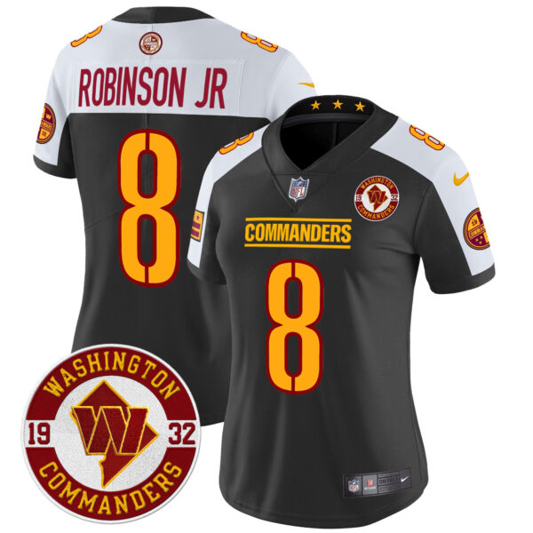 Women's Washington Commanders 2024 Vapor Limited Jersey - Est. 1932 Patch - All Stitched - Image 11