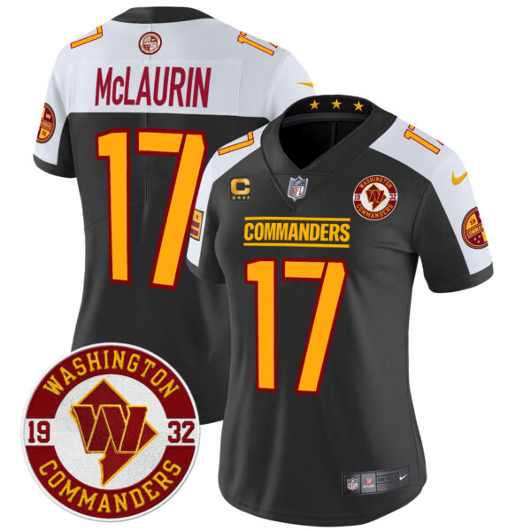 Women's Washington Commanders 2024 Vapor Limited Jersey - Est. 1932 Patch - All Stitched - Image 14
