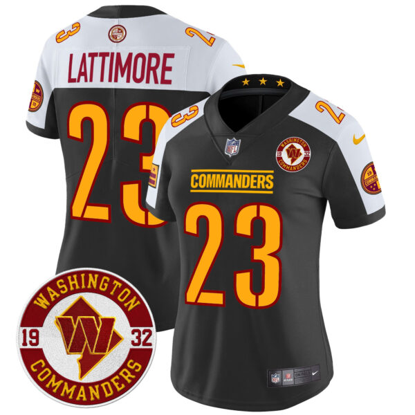 Women's Washington Commanders 2024 Vapor Limited Jersey - Est. 1932 Patch - All Stitched - Image 17