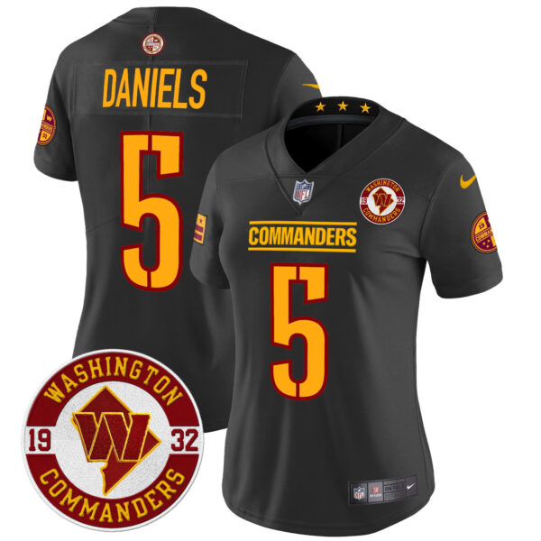 Women's Washington Commanders 2024 Vapor Limited Jersey - Est. 1932 Patch - All Stitched - Image 19