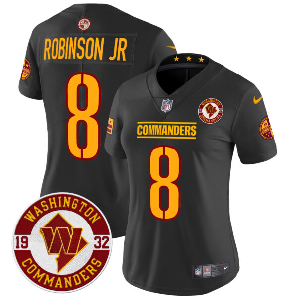 Women's Washington Commanders 2024 Vapor Limited Jersey - Est. 1932 Patch - All Stitched - Image 20