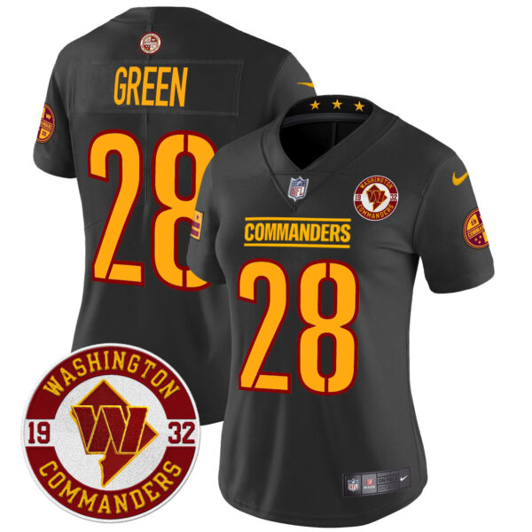 Women's Washington Commanders 2024 Vapor Limited Jersey - Est. 1932 Patch - All Stitched - Image 25