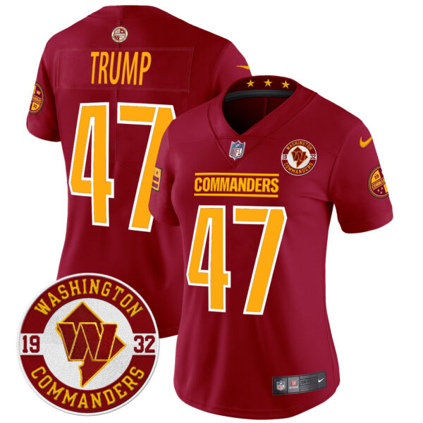 Women's Washington Commanders 2024 Vapor Limited Jersey - Est. 1932 Patch - All Stitched - Image 36