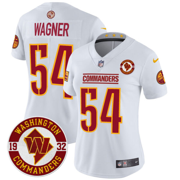 Women's Washington Commanders 2024 Vapor Limited Jersey - Est. 1932 Patch - All Stitched - Image 40