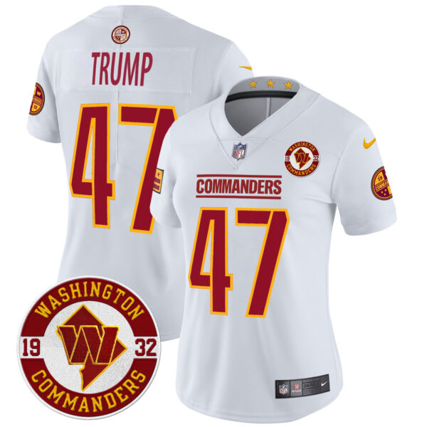 Women's Washington Commanders 2024 Vapor Limited Jersey - Est. 1932 Patch - All Stitched - Image 45
