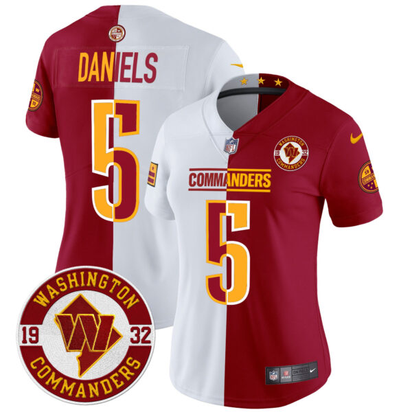 Women's Washington Commanders 2024 Vapor Limited Jersey - Est. 1932 Patch - All Stitched - Image 46