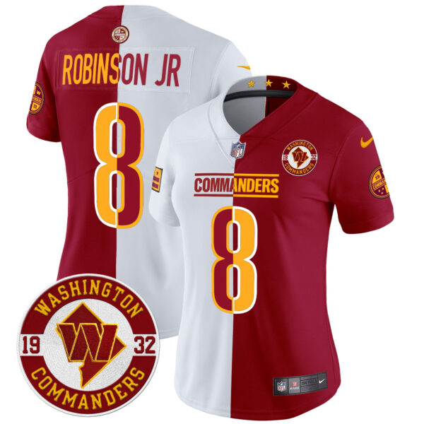 Women's Washington Commanders 2024 Vapor Limited Jersey - Est. 1932 Patch - All Stitched - Image 47