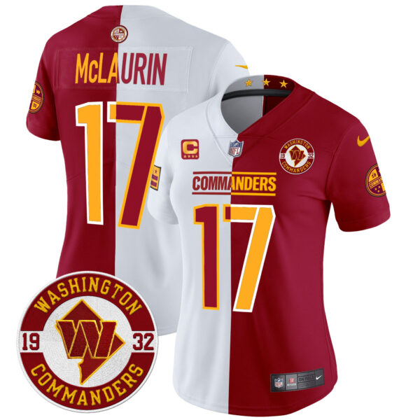 Women's Washington Commanders 2024 Vapor Limited Jersey - Est. 1932 Patch - All Stitched - Image 50