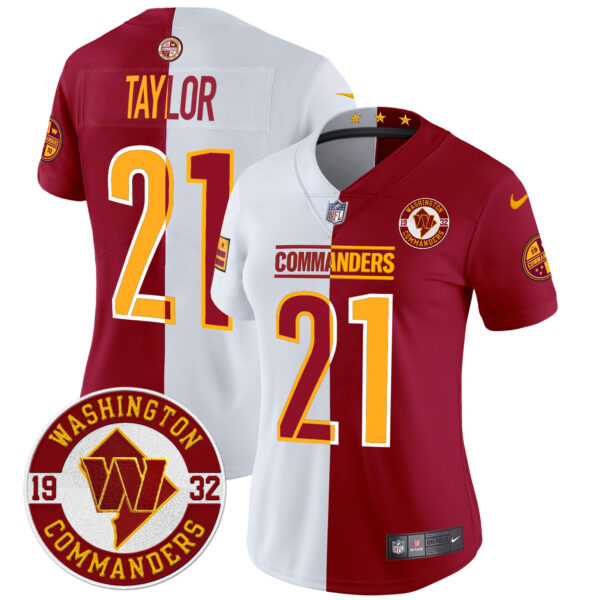Women's Washington Commanders 2024 Vapor Limited Jersey - Est. 1932 Patch - All Stitched - Image 51