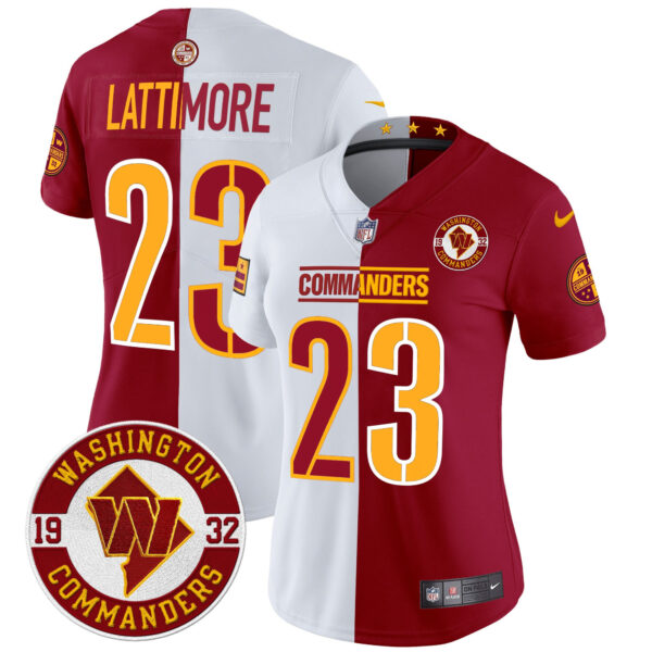 Women's Washington Commanders 2024 Vapor Limited Jersey - Est. 1932 Patch - All Stitched - Image 53
