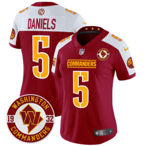 Women's Washington Commanders 2024 Vapor Limited Jersey - Est. 1932 Patch - All Stitched