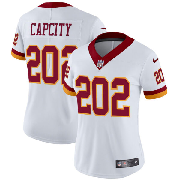 Women's Washington Redskins Throwback Vapor Limited Jersey - All Stitched - Image 2
