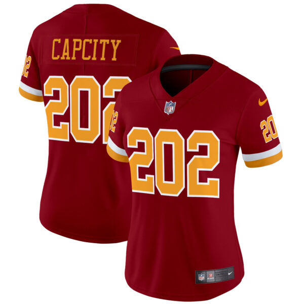 Women's Washington Redskins Throwback Vapor Limited Jersey - All Stitched - Image 12
