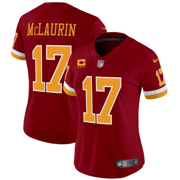 Women's Washington Redskins Throwback Vapor Limited Jersey - All Stitched - Image 16