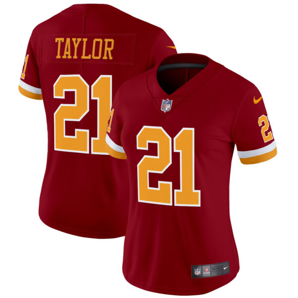 Women's Washington Redskins Throwback Vapor Limited Jersey - All Stitched - Image 17