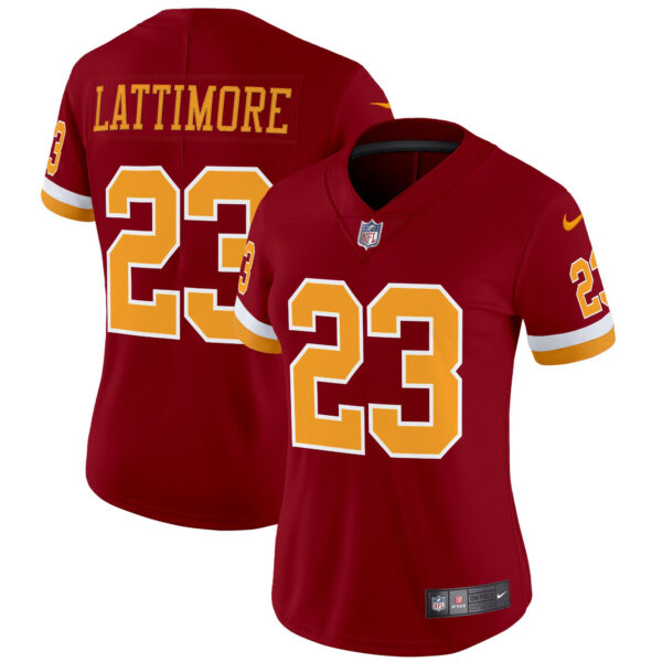 Women's Washington Redskins Throwback Vapor Limited Jersey - All Stitched - Image 19