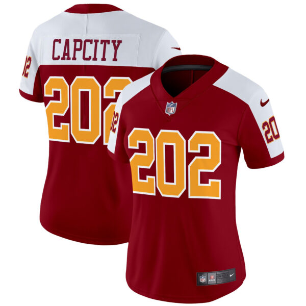 Women's Washington Redskins Throwback Vapor Limited Jersey - All Stitched - Image 22
