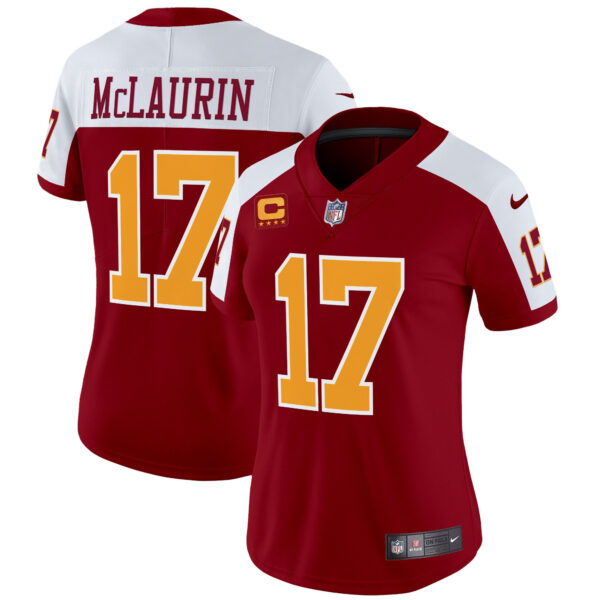 Women's Washington Redskins Throwback Vapor Limited Jersey - All Stitched - Image 26