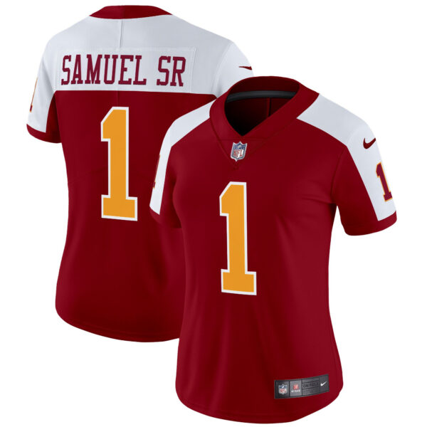 Women's Washington Redskins Throwback Vapor Limited Jersey - All Stitched - Image 30